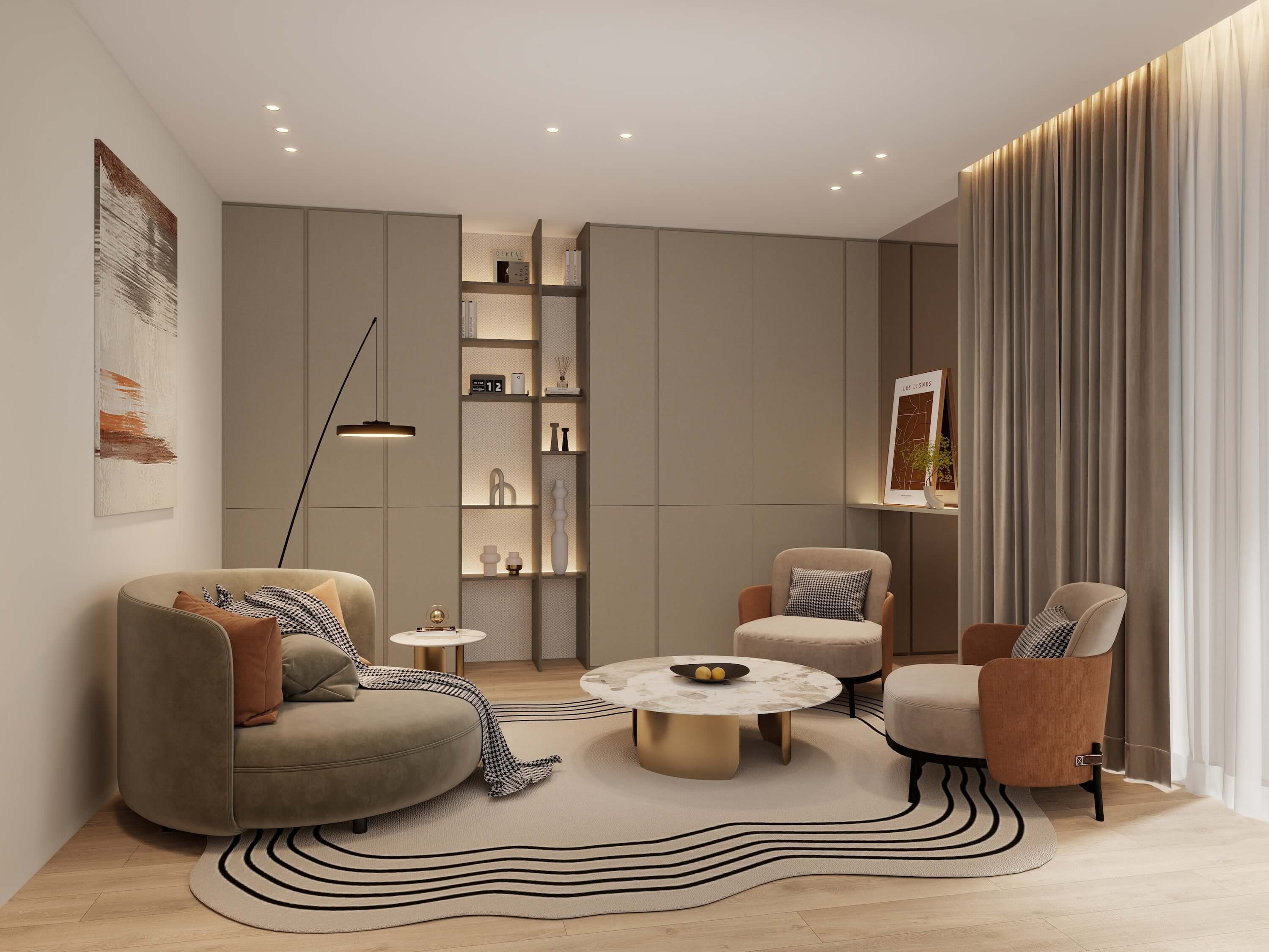 Edgeline Interior Design 3D Render